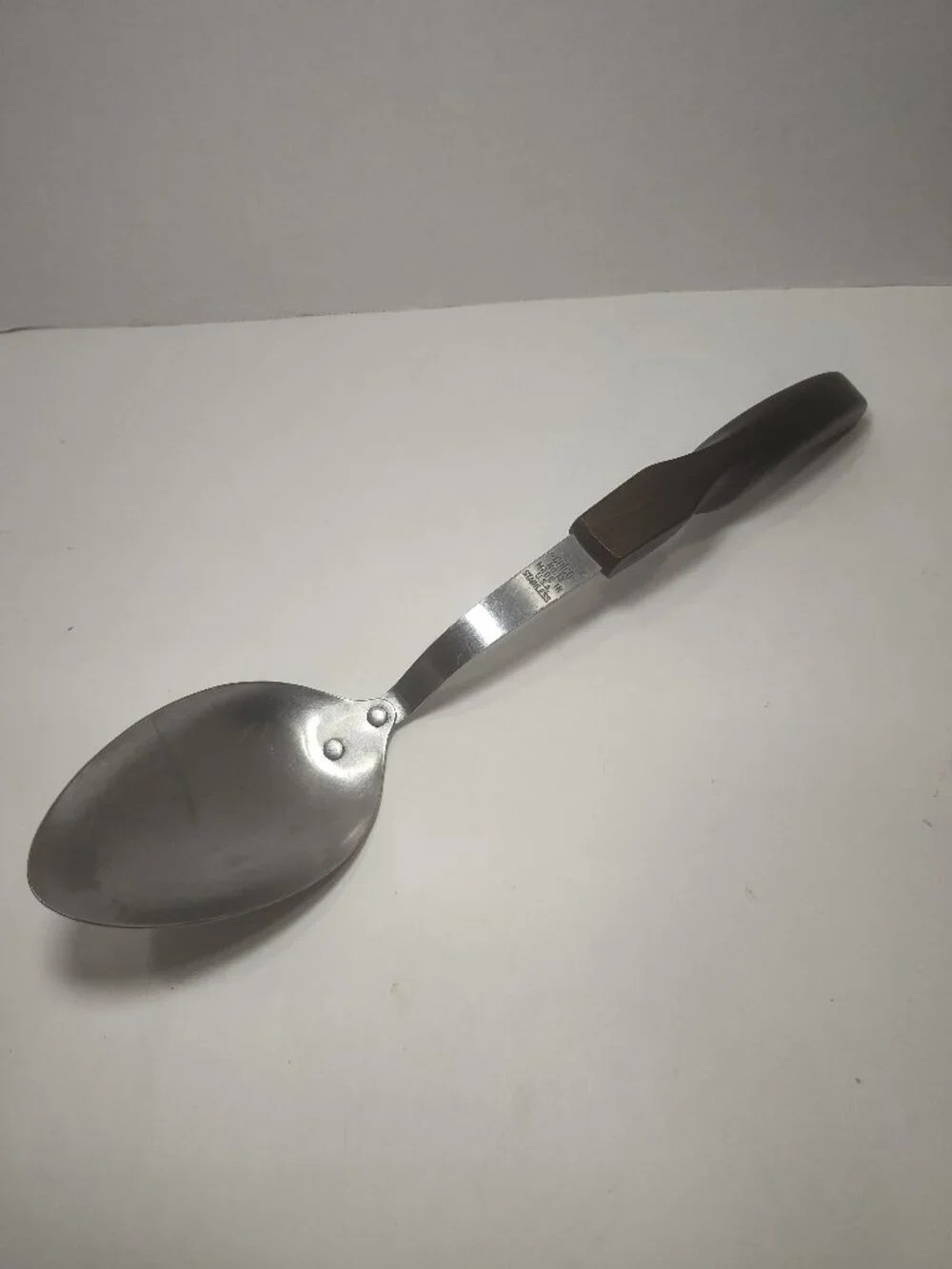 Vintage CUTCO No. 12, 13 & 16 Kitchen Utensil Set Brown Marble Handles USA